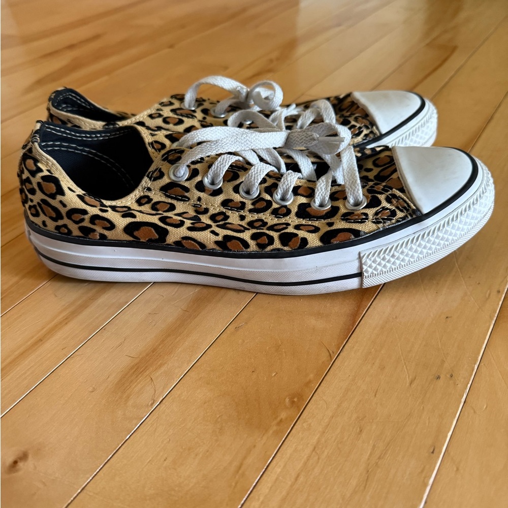 Converse Leopard print low top sneakers - Picture 2 of 5